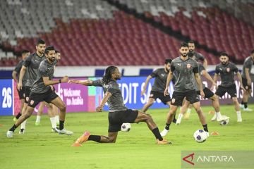 Timnas Bahrain Uji Coba Stadion SUGBK Sebelum Pertandingan Melawan Timnas Indonesia